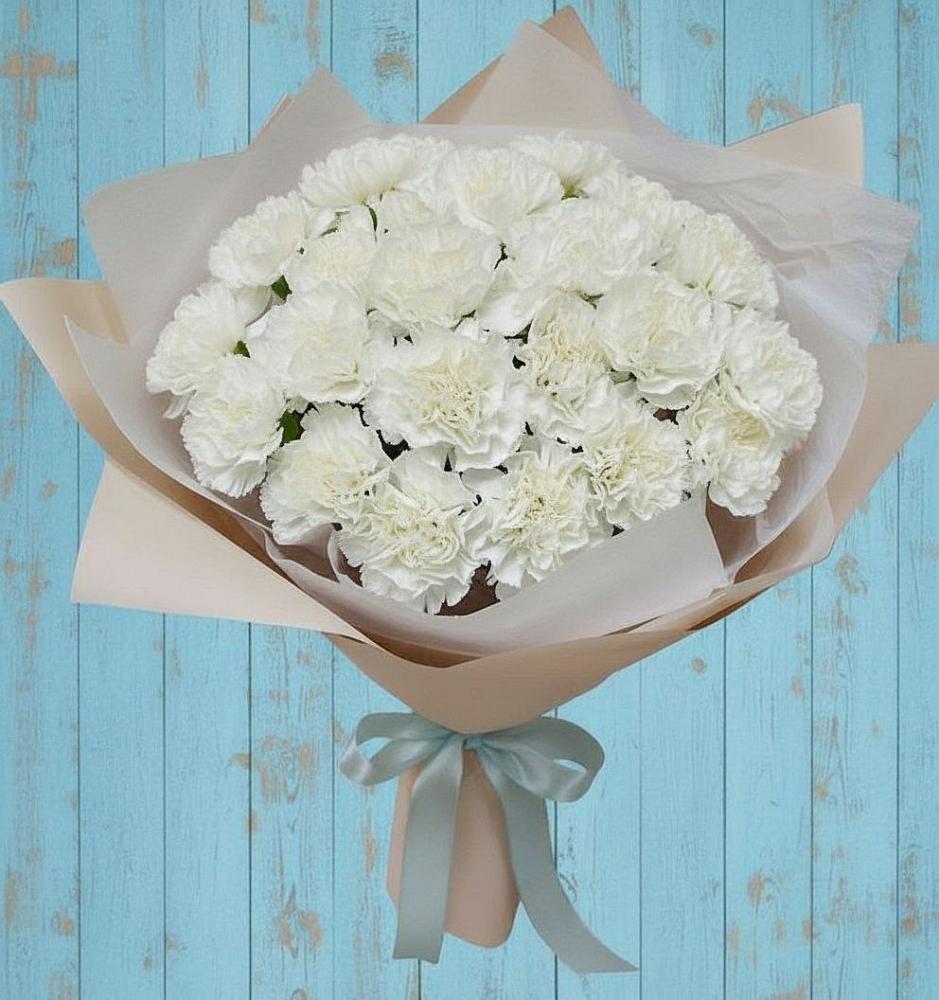 Букет цветов из: Гвоздики в Персиановском