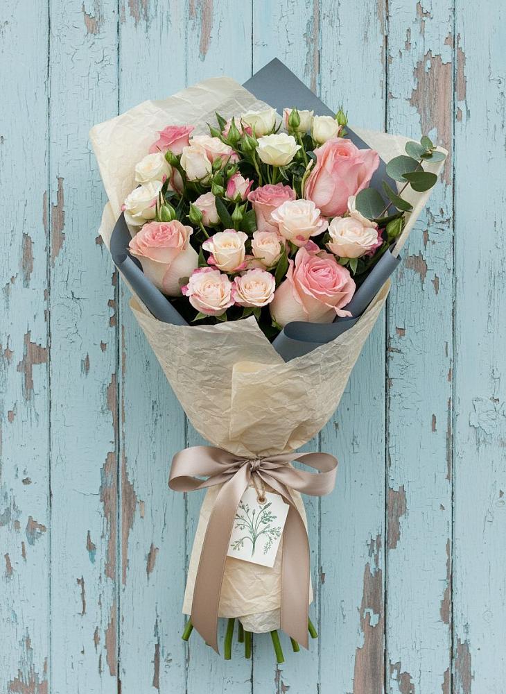 Букет цветов из: Розы в Персиановском