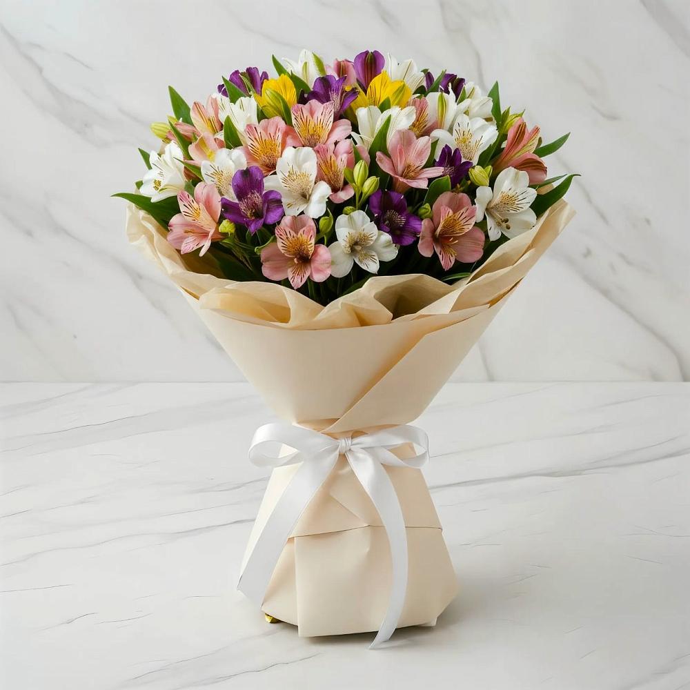 Букет цветов из: Альстромерии в Персиановском