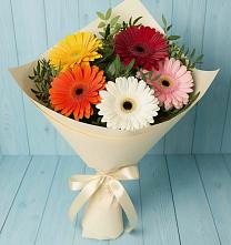 Букет цветов из:  Герберы в Персиановском