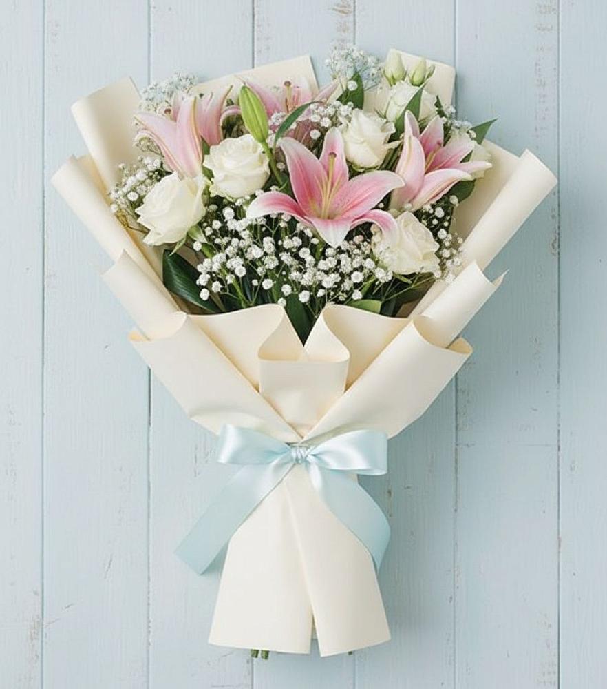 Букет цветов из: Лилии в Персиановском