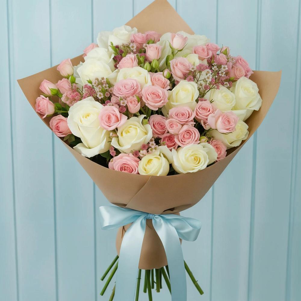 Букет цветов из: Розы в Персиановском