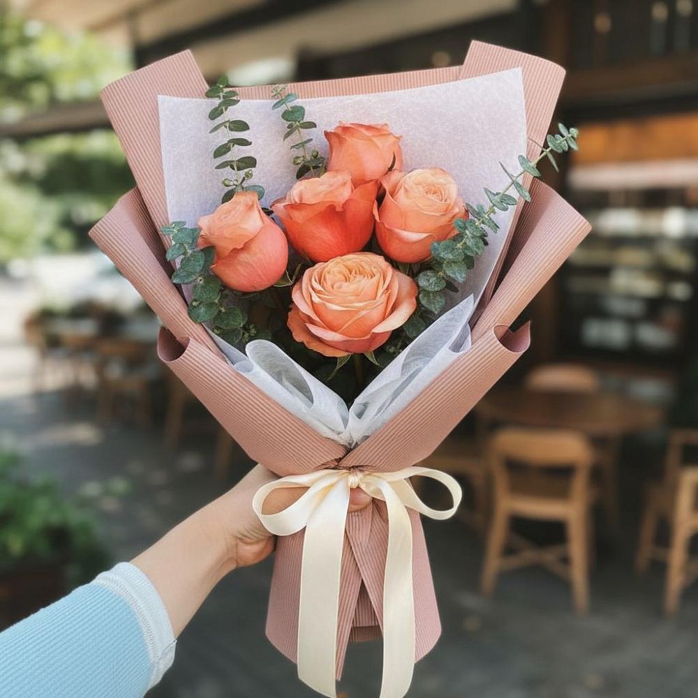 Букет цветов из: Розы в Персиановском