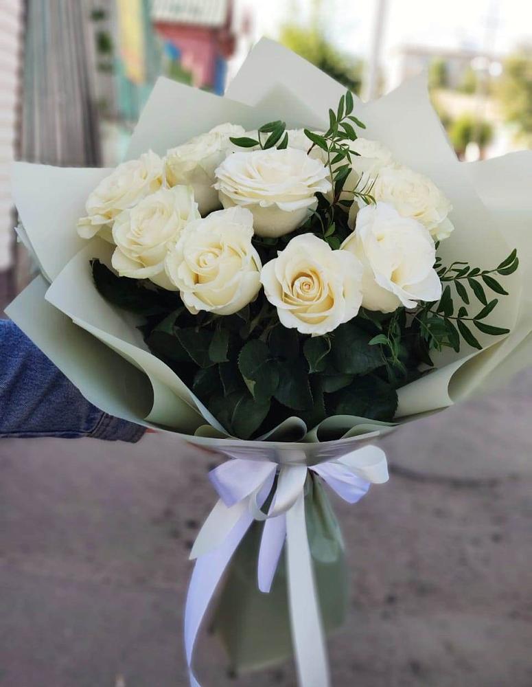 Букет Белые розы Проуд в Персиановском