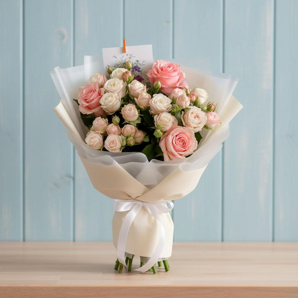 Букет цветов из: Розы в Персиановском