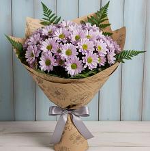 Букет цветов из:  Хризантемы #REPLACE_PRED# Персиановском