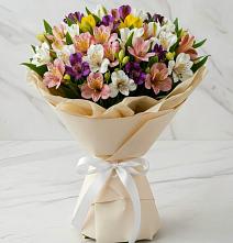 Букет цветов из:  Альстромерии #REPLACE_PRED# Персиановском