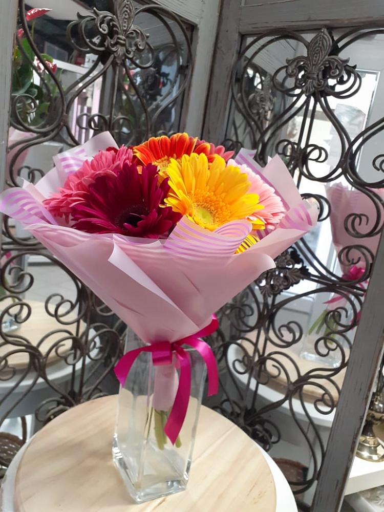 Букет цветов из: Герберы в Персиановском