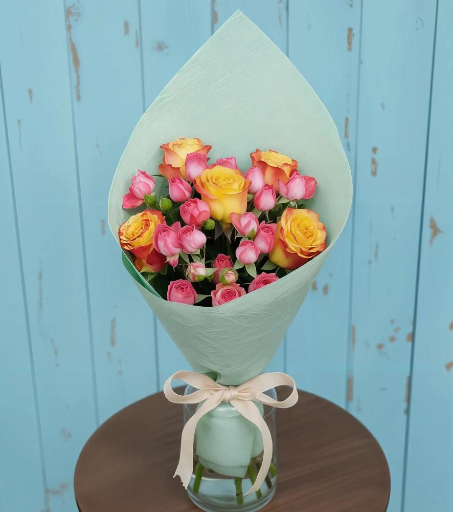 Букет цветов из: Розы в Персиановском