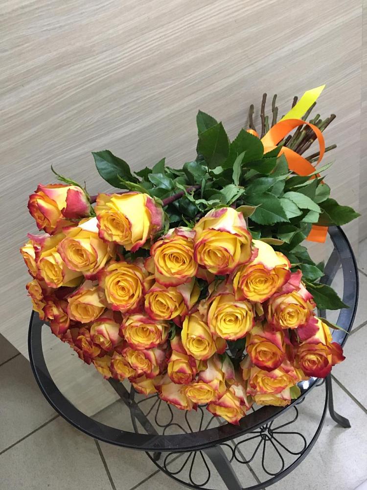 Букет Желтые розы в Персиановском