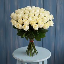 Букет 51 Белая роза Эдлесс Лав #REPLACE_PRED# Персиановском