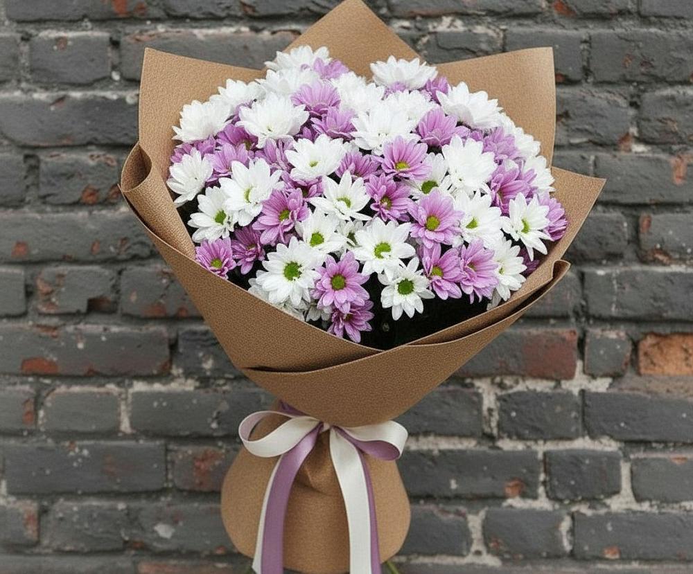Букет цветов из: Хризантемы в Персиановском