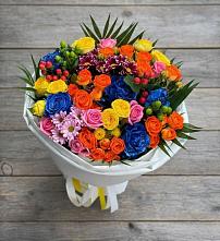 Букет цветов из:  Розы и Хризантемы в Персиановском