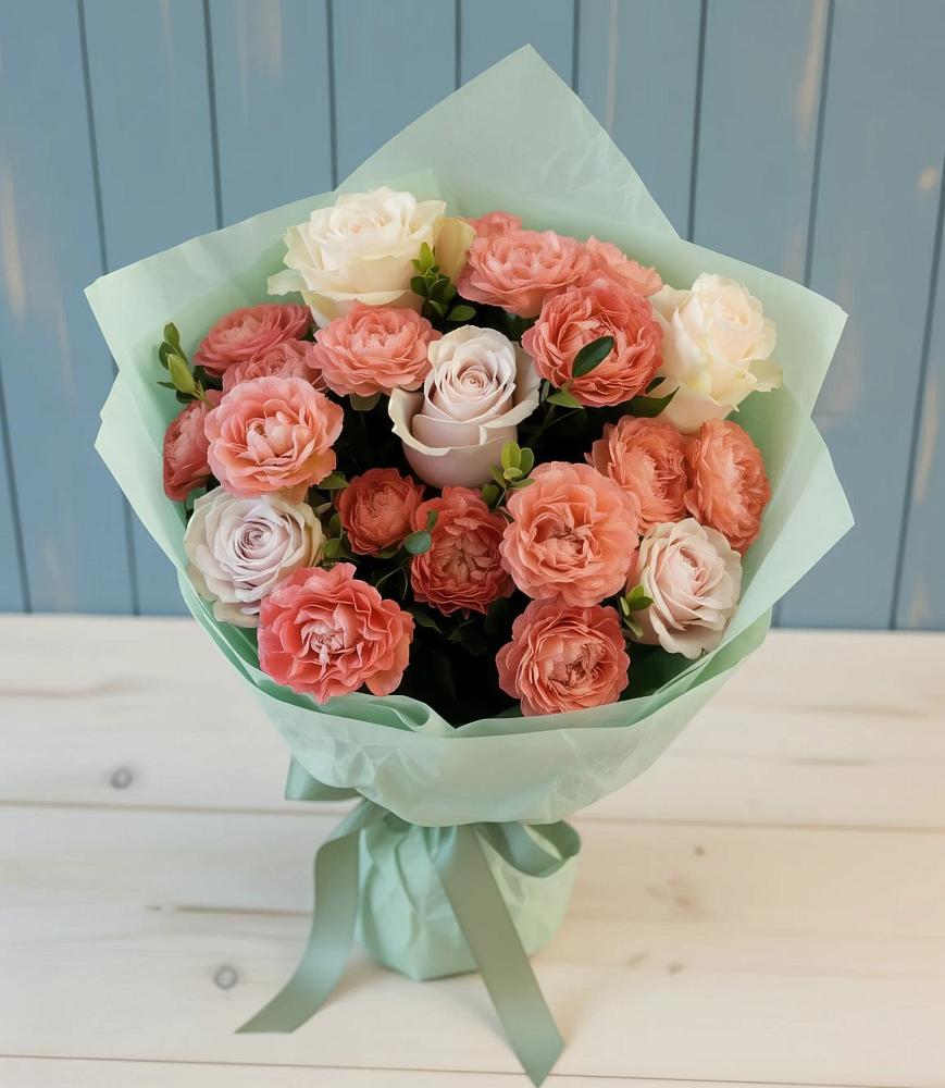 Букет цветов из: Розы в Персиановском