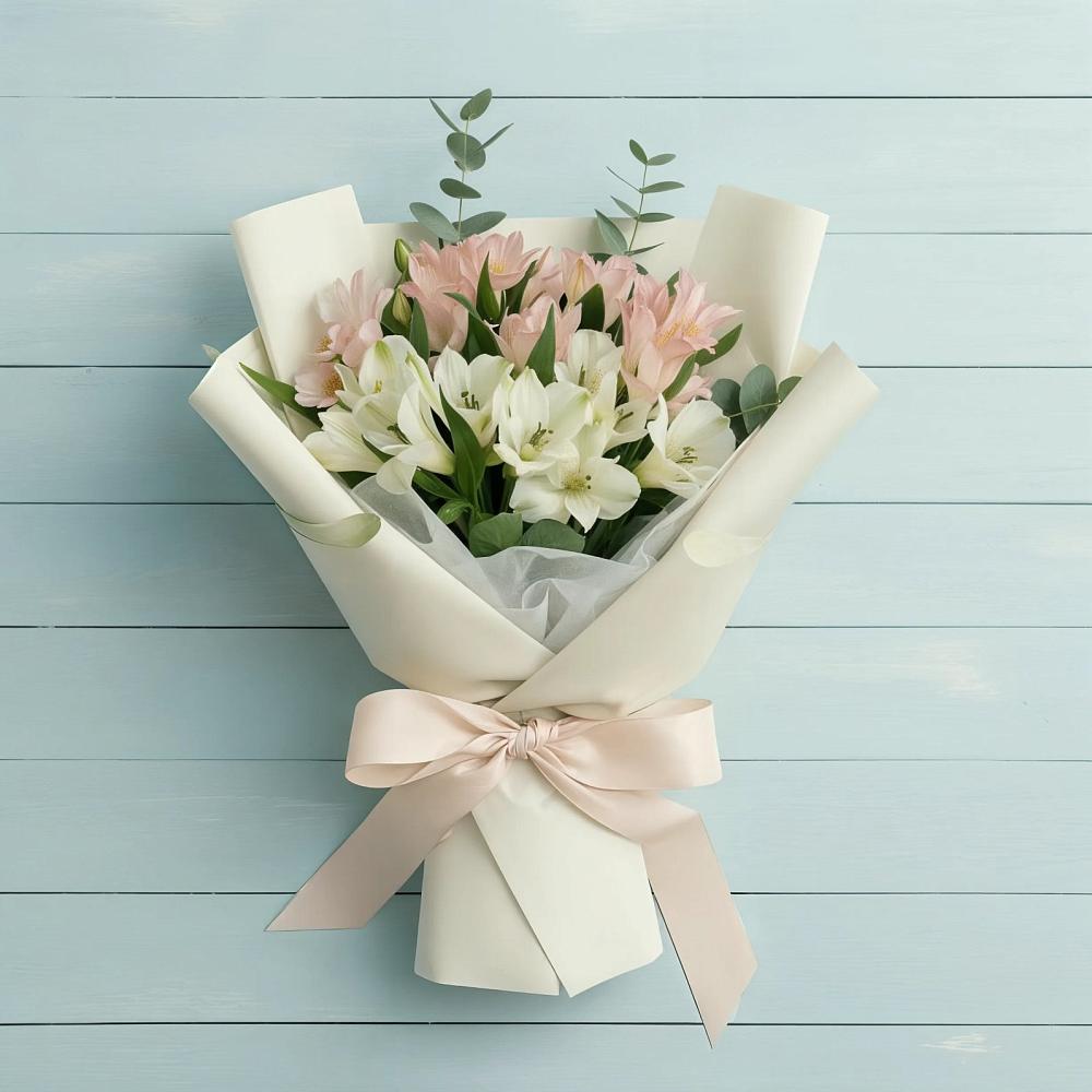 Букет цветов из: Альстромерии в Персиановском